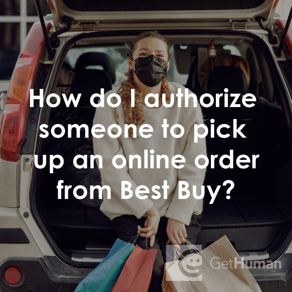 How Do I Authorize Someone to Pick Up an Online Order from Best Buy?
